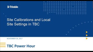 TBС Site Calibration