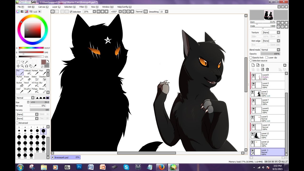 Breezepelt's Shadow | Anti You | Speedpaint