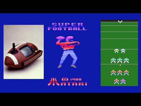 Super Football on Atari 2600, now THAT's more like it!