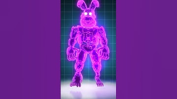 Radioactive Shadow Nightmare Bonnie in FNaF AR