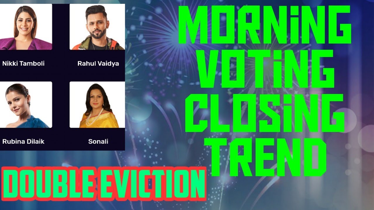 Bigg boss 14 voting trend today Bigg boss 14 closing voting trend 