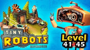 Tiny Robots Recharged | LEVEL 41 to 45 | Darsh Gaming #puzzlegame #gaming #fun