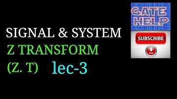 Z Transform (Part-3)// GATE/IES/PSU *MUST WATCH*