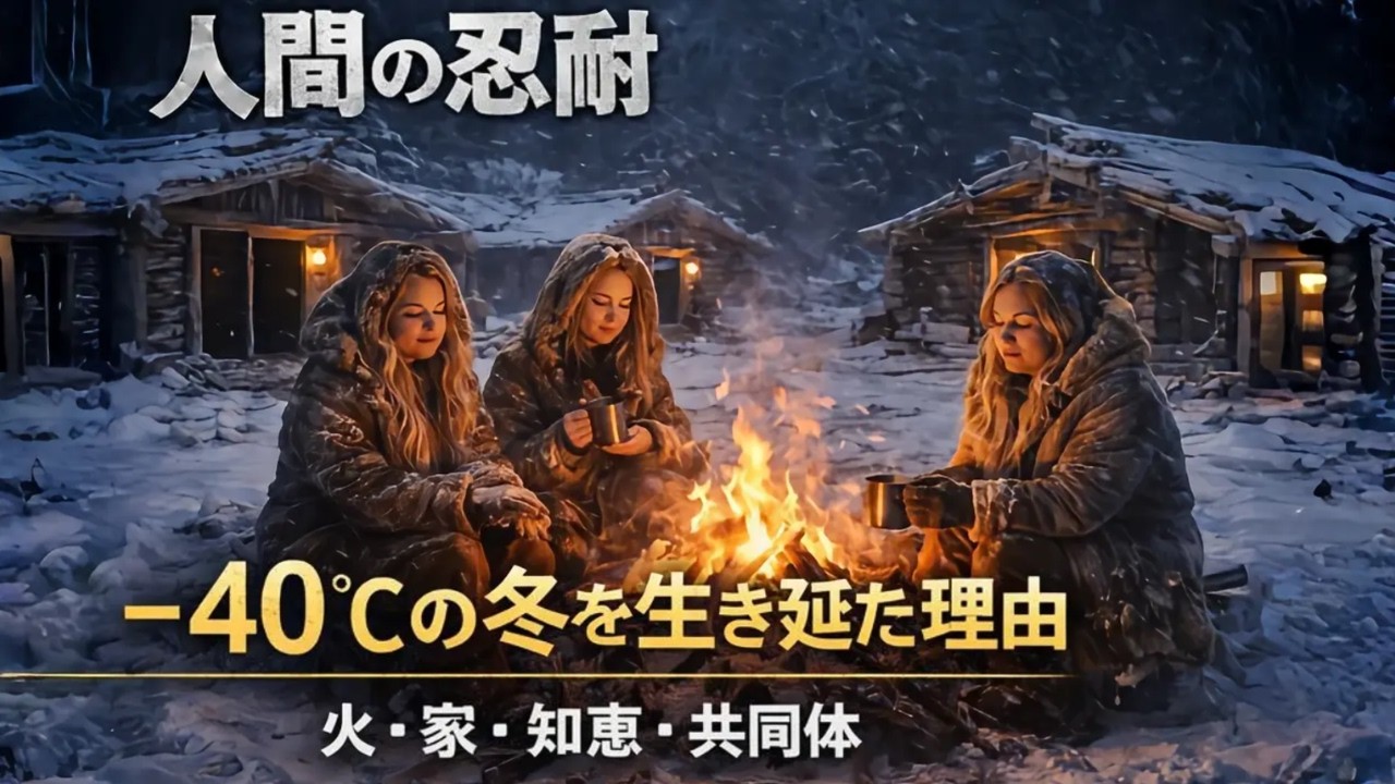 −40°Cの極寒で人はなぜ生き延びられたのか ― 火・小屋・知恵・共同体の力