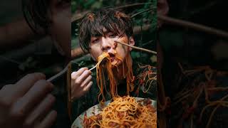 How AI thinks people eat spaghetti