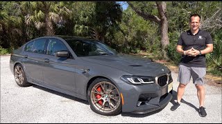 Is the 2022 BMW M5 CS a better performance sedan than a CT5-V Blackwing?