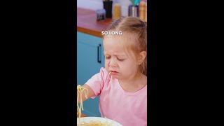 Kid-friendly trick for easy spaghetti 🍝