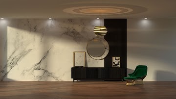 Media Console Furniture Design Timelapse | Sketchup + VRay