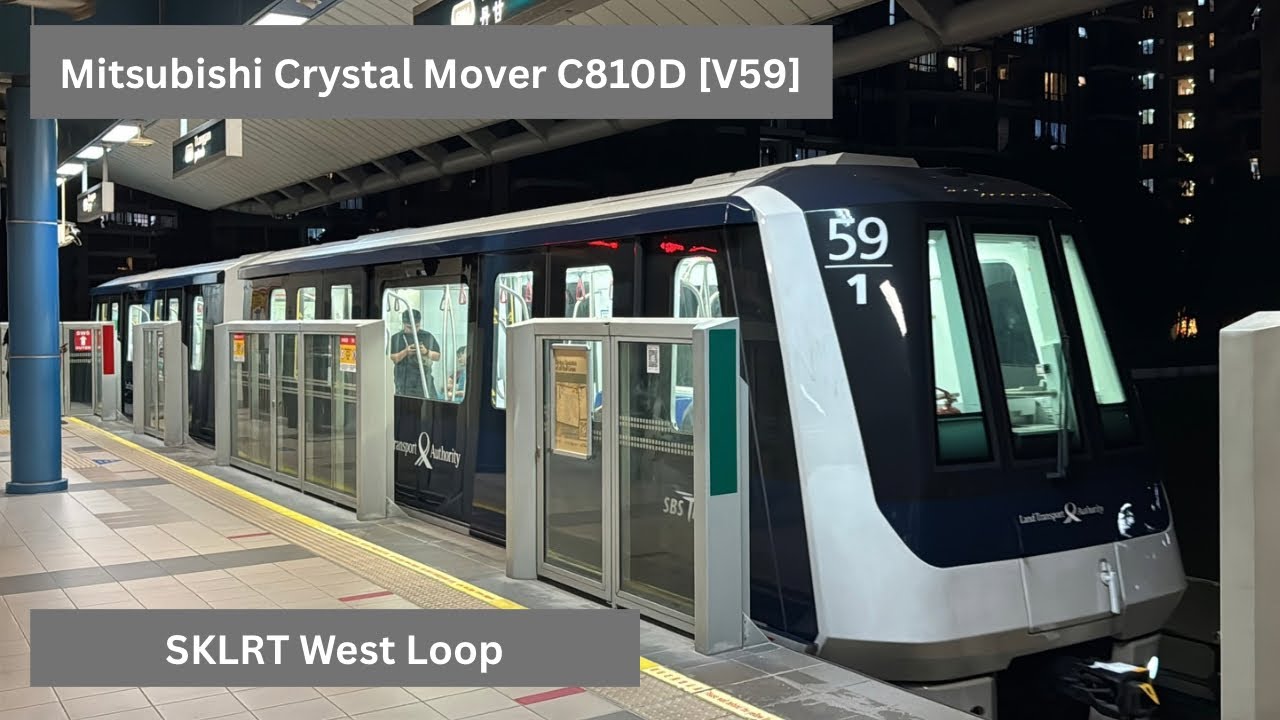 [SKLRT] SBST Mitsubishi C810D – V59: Sengkang West Loop Joyride - YouTube