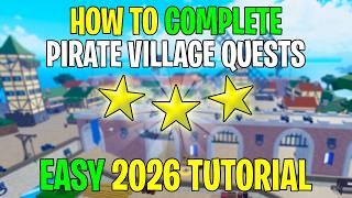 FASTEST & EASIEST Guide to COMPLETE Pirate Village Secret Quests in Blox Fruits!