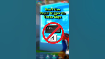 You Shouldn’t Use Rapid Trigger On These Keys #rapidtrigger #keyboard #wooting #valorant #halleffect