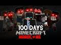 100 Days of Endless Zombie Hordes in Minecraft