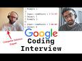 Google Coding Interview With a Microsoft Software Engineer