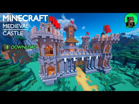 Minecraft: How To Build a Medieval Castle Easy [DOWNLOAD]｜Cómo construir un Castillo Medieval Fácil?