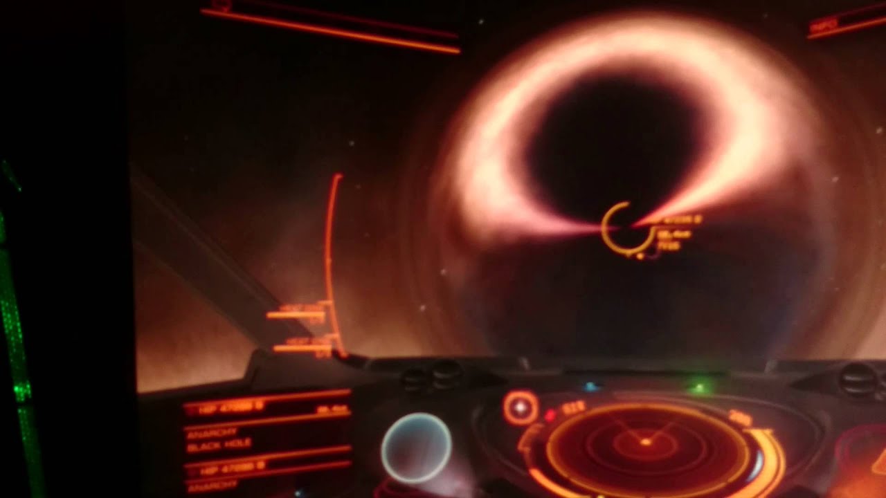 Elite Dangerous Black hole,70km away. HD YouTube
