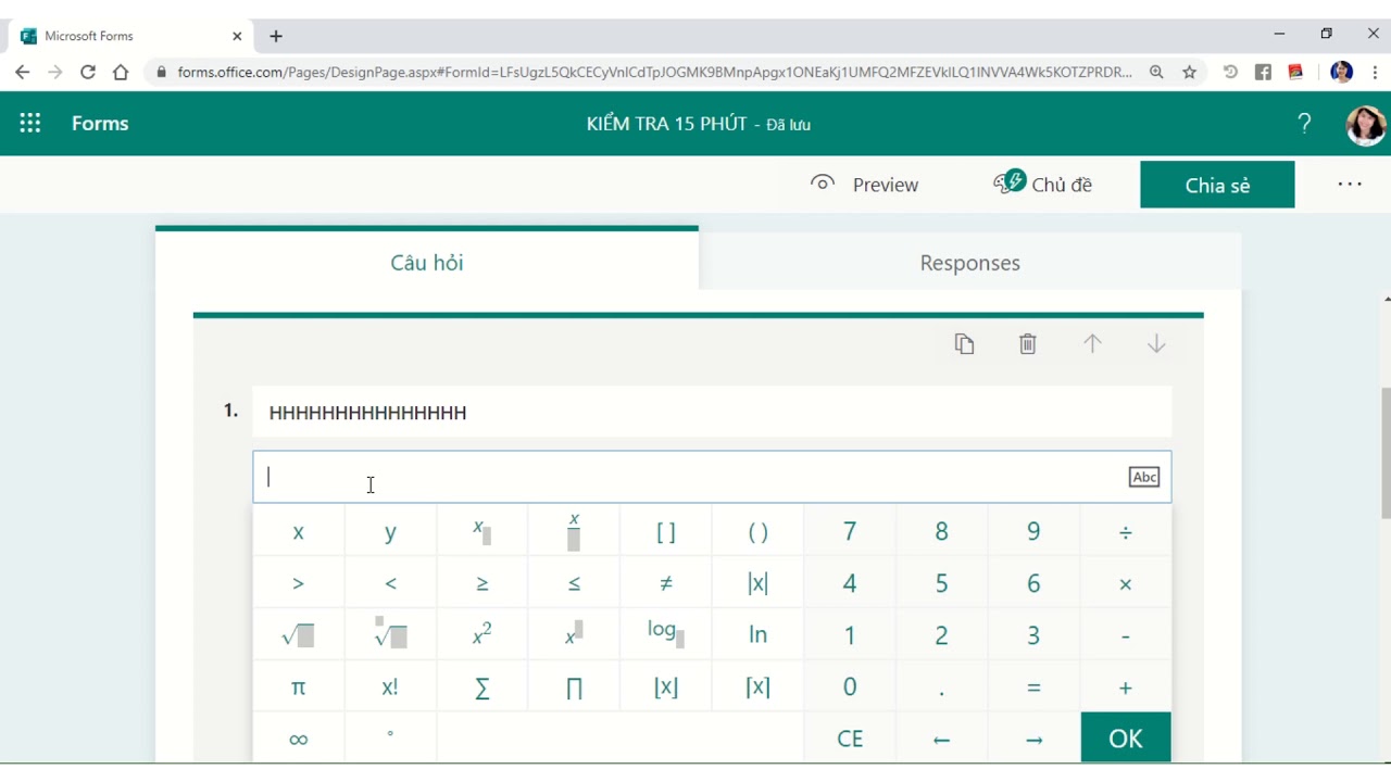 TẠO BÀI KIỂM TRA TRẮC NGHIỆM VÀ TỰ LUẬN VỚI Microsoft FORMS (Phần 1- Cơ ...