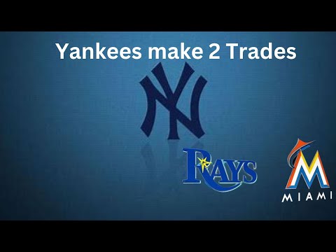 3 TEAM TRADE: Yankees trade with Marlins AND Rays