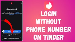 How to Login Without Phone Number on Tinder (2024) | Tinder Tutorial