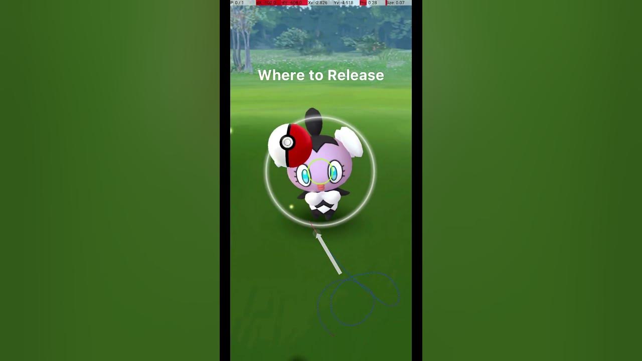 Gothita Excellent Throw Guide Pokemon Go (Slomo and Touch Tracking!) pokemongo YouTube