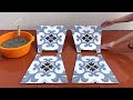 Amazing And Easy Idea - How To Make Unique Flower Pot From Ceramic Tiles And Cement