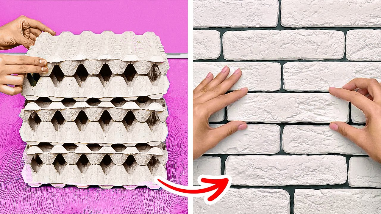 أفكار مبتكرة للاستفادة من كراتين البيض || أفكار سهلة اصنعها بنفسك لإعادة تدوير كراتين البيض