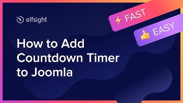 How to Embed Countdown Timer Extension on Joomla