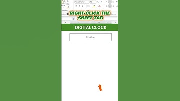 How to Make a Live Clock in Excel