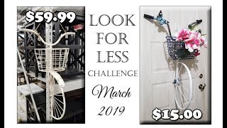 Bicycle Planter ? || Look For Less Challenge March 2019 by The Latina Next Door & Kristin Kay