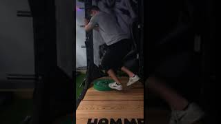 - Position 1 - SL floating heel ISO SQ