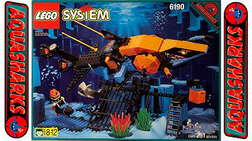 Awesome! LEGO Aquasharks Crystal Cave Base 6190