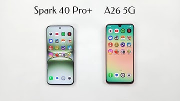 Samsung A26 vs Tecno Spark 40 Pro Plus - Speed Test 