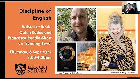 Writers at Work: Quinn Eades & Francesca Rendle-Short: Writing Bodies and Lives