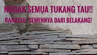 TUKANG CERDAS MEMBUAT MOTIF DINDING|KAMPROT MODEL TERBARU|WALL CREATION TECHNIK