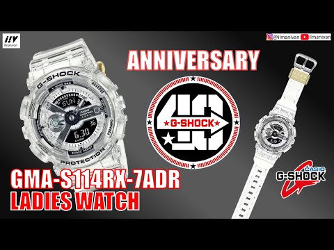 UNBOXING & REVIEW G-SHOCK LADIES GMA-S114RX-7ADR 40th ANNIVERSARY