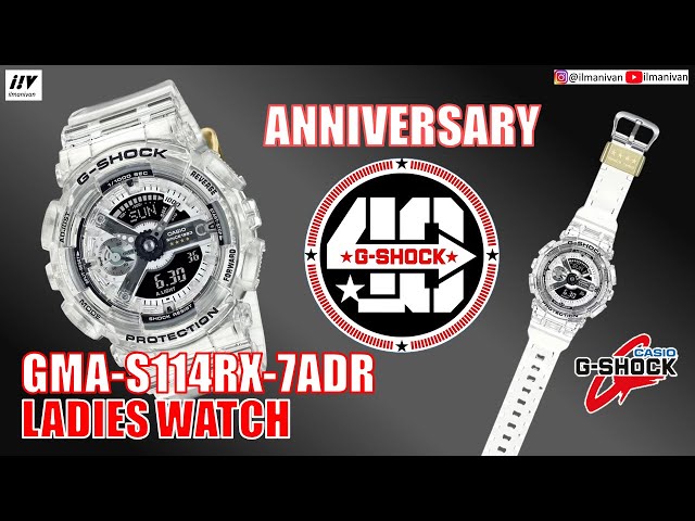 UNBOXING & REVIEW G-SHOCK LADIES GMA-S114RX-7ADR 40th ANNIVERSARY
