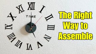 How to Install a DIY 3D Wall Clock: Step by Step