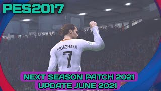 PES 2017 NEXT SEASON PATCH 2021 UPDATE JUNE 2021 | MANCHESTER UNITED VS FC BARCELONA | GAMEPLAY