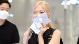 230906 블랙핑크 로제 BLACKPINK ROSÉ 인천공항 출국 직캠 ICN DEPARTURE