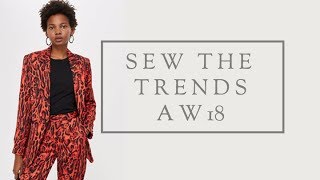 Sew the Trends Winter 2018 || Fashion sewing || The Fold Line
