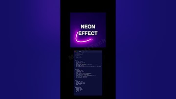 Create Stunning Neon Text Hover Effects | Html CSS Tutorial #short #shortsfeed #coding #webdesign