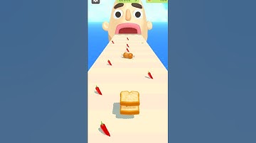 Sandwich Runner - Gameplay Walkthrough Funny Level 03 #gaming #games #gameplay #shorts