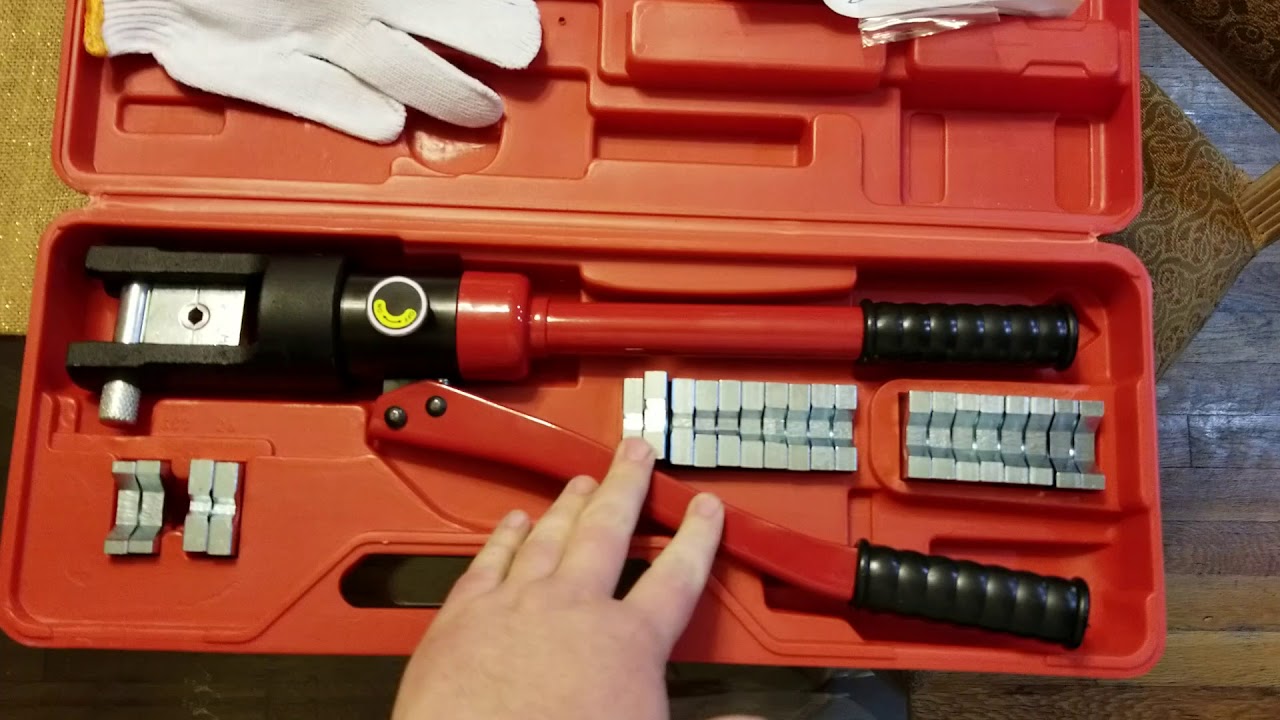 YQK300 16 Ton Hydraulic Crimper YouTube