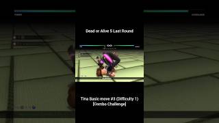 DOA5LR - Tina Basic move #3 (Difficulty 1) [Combo Challenge]
