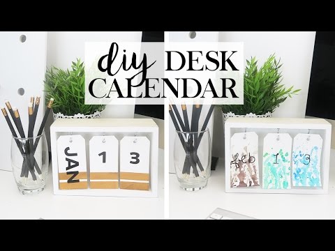 Lapozható asztali naptár - DIY iskolakezdési tippek- 2. rész