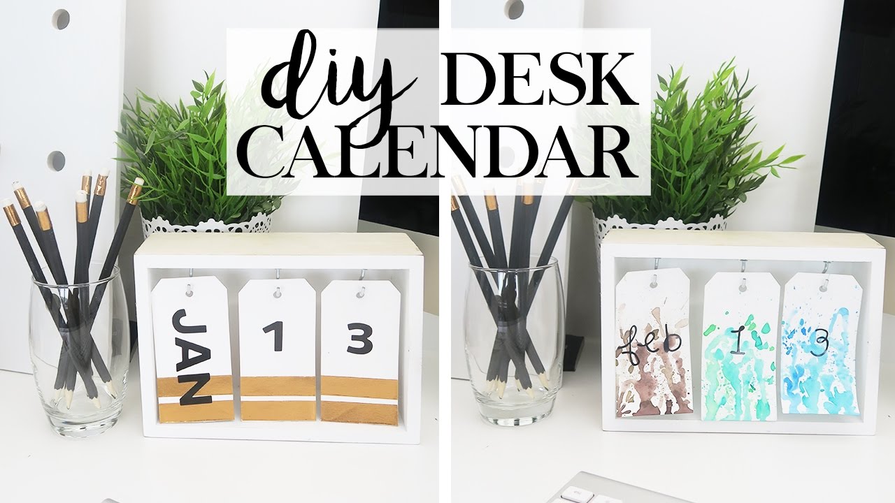 Diy Desk Calendar Get Your Sh T Together 2017 You