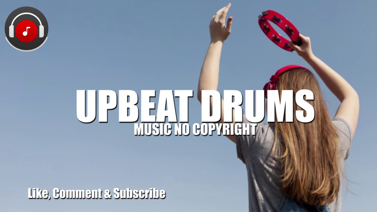 Upbeat Drums & Percussion Background Music For Typography Video