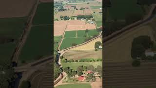 Aerial view of Ft Sumner Part 2. SE to NW
