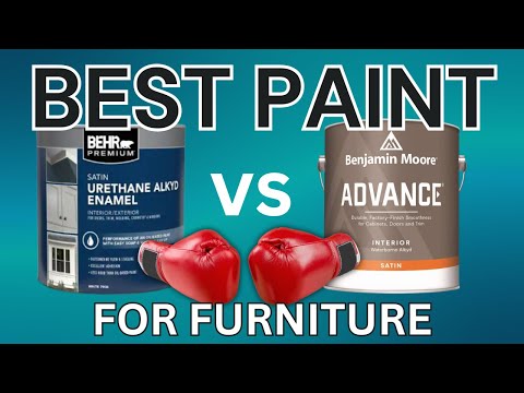 Best Paint for FURNITURE/BEHR Alkyd Enamel VS BENJAMIN MOORE Advance
