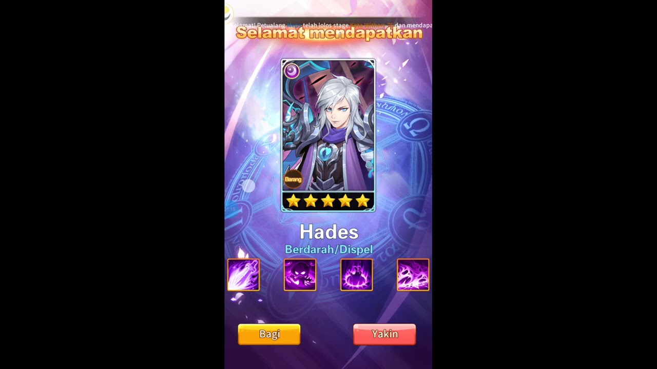 Summon kartu langka Idle Legends : Ragnarok saga