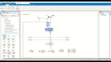 FluidSimV6 - Pneumatic Cascade Example